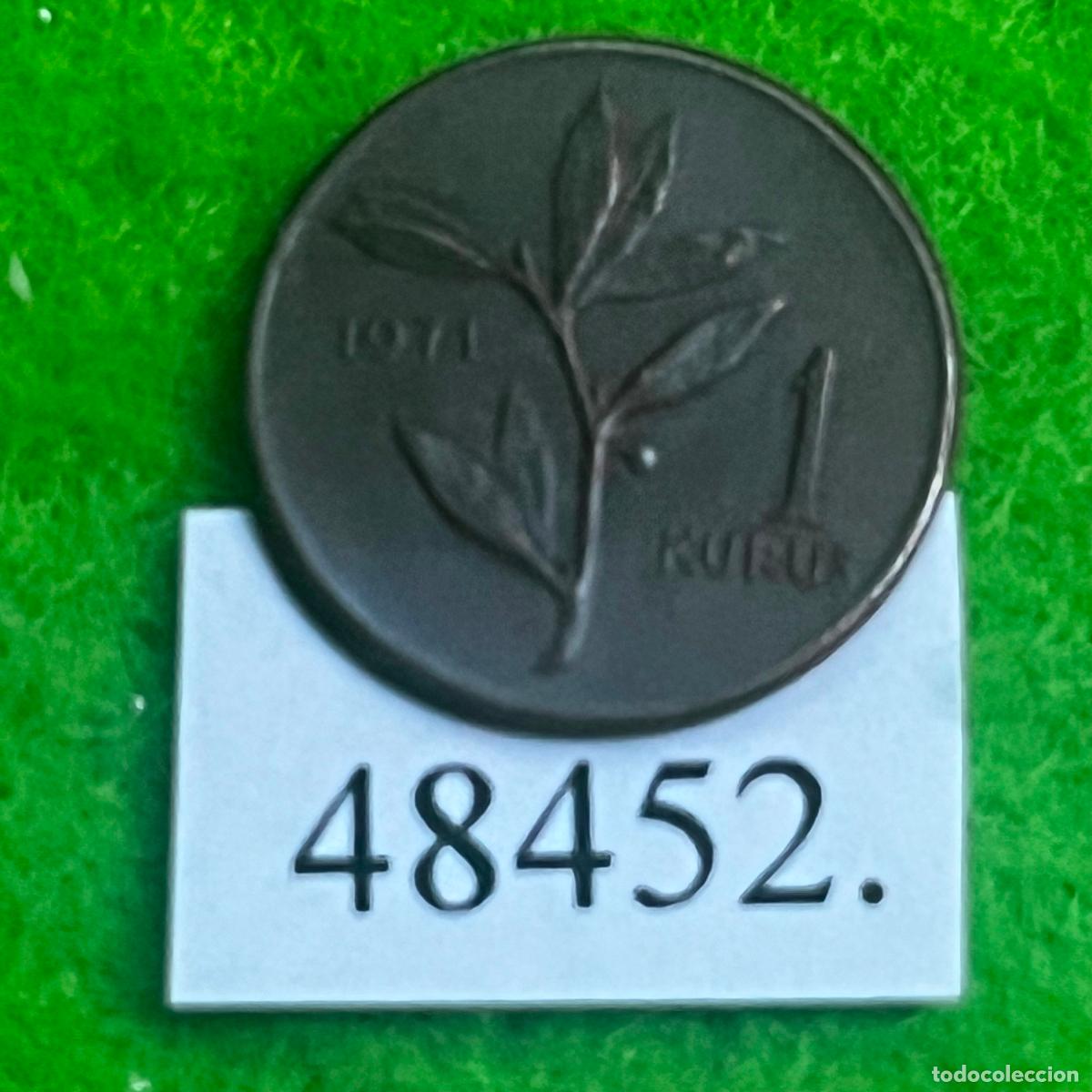 Monedas antiguas de Asia: Turqu&iacute;a, 1 kurus 1971, Turk&iacute;a, T&uuml;rkiye,