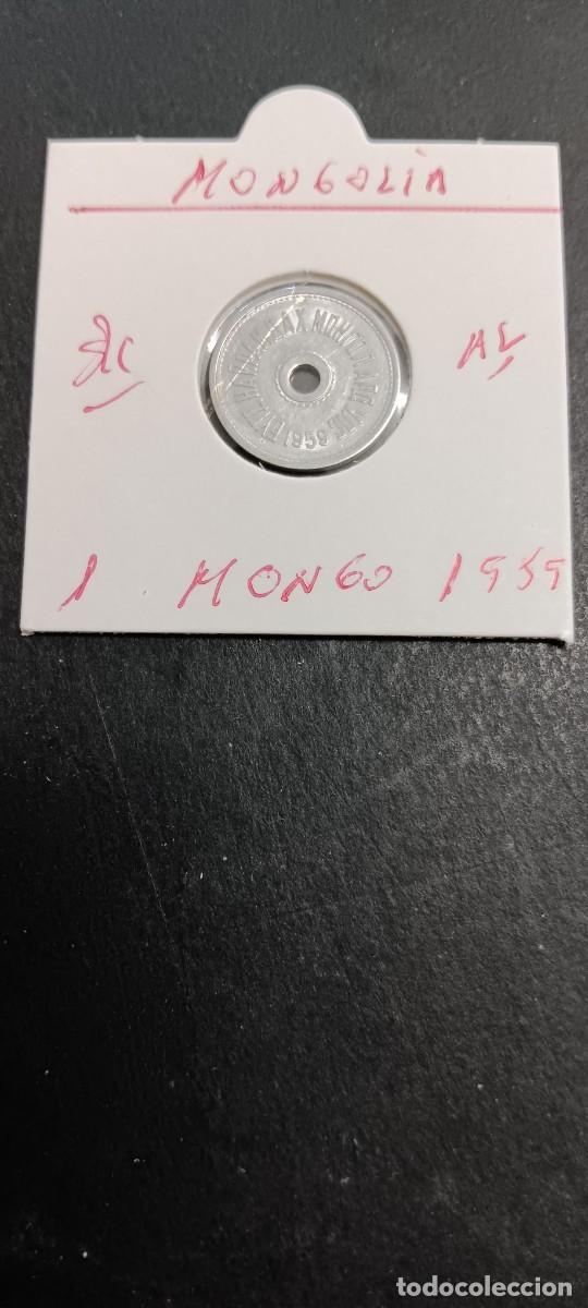 Monedas antiguas de Asia: MONGOLIA 1 MONGO 1959 S/C KM=21 (ALUMINIO)