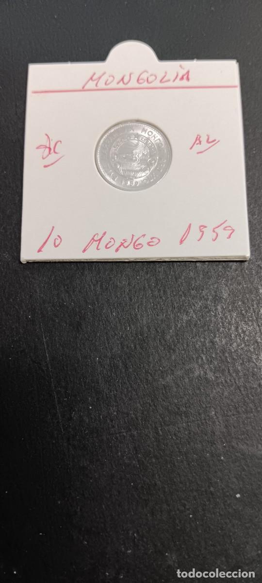 Monedas antiguas de Asia: MONGOLIA 10 MONGO 1959 S/C KM=24 (ALUMINIO)