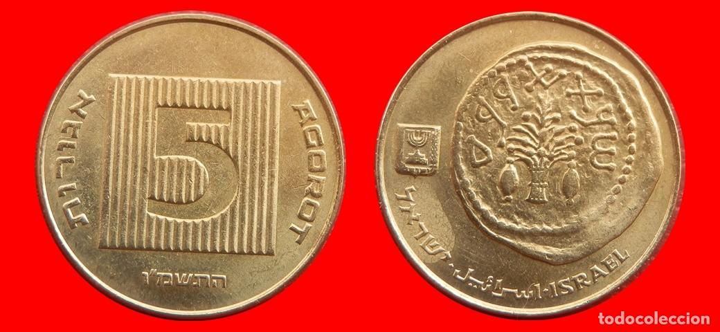 Monedas antiguas de Asia: 5 AGOROT 1986 ISRAEL-153463
