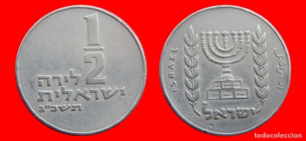 Monedas antiguas de Asia: 1/2 LIRA 1963 ISRAEL-153469