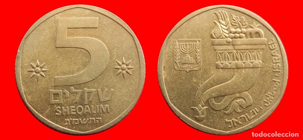 Monedas antiguas de Asia: 5 SHEQALIM 1982 ISRAEL-153485