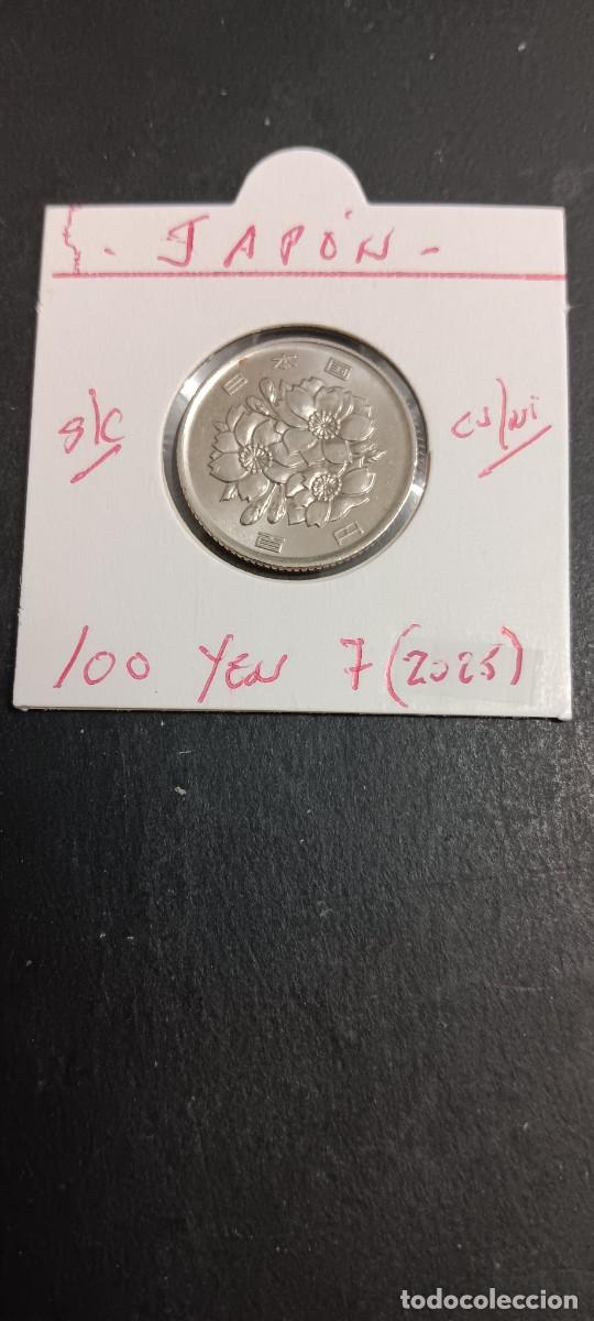 Monedas antiguas de Asia: JAP&Oacute;N 100 YEN 2025(A&Ntilde;O 7) S/C KM=NEW (CUPRONIQUEL) NARUHITO