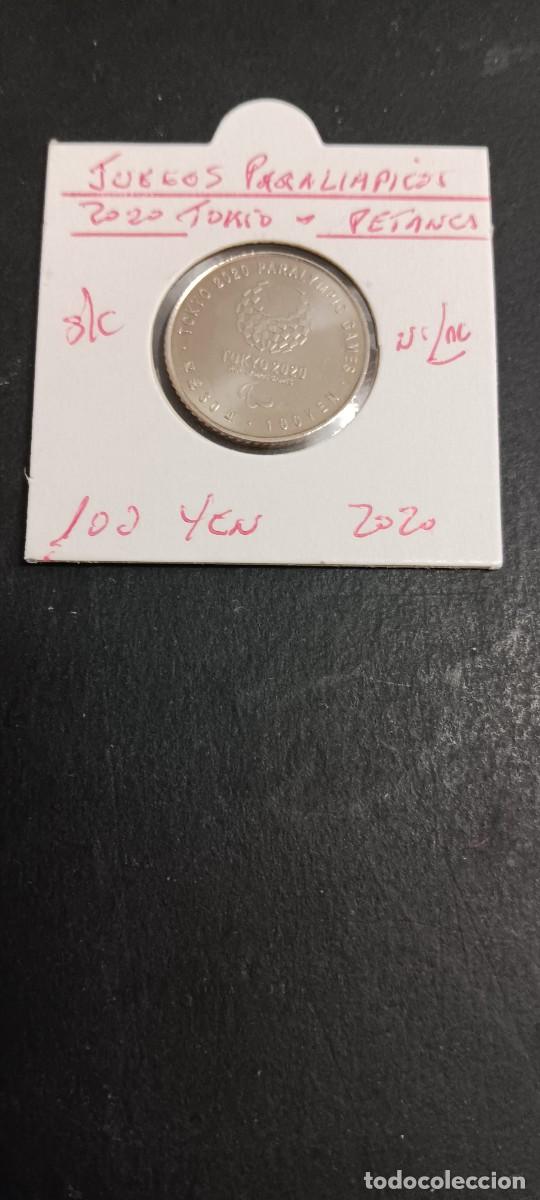 Monedas antiguas de Asia: JAP&Oacute;N 100 YEN 2020 S/C (CUPRONIQUEL) JUEGOS PARALIMPICOS 2020 TOKIO(PETANCA)