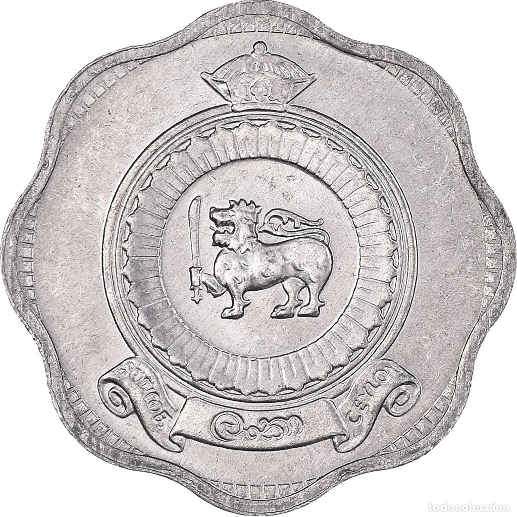 Monedas antiguas de Asia: [#389023] Moneda, Ceil&aacute;n, Elizabeth II, 2 Cents, 1971, EBC, Aluminio, KM:128