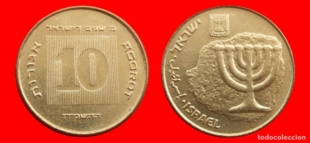 Monedas antiguas de Asia: 10 AGOROT 1988 SIN CIRCULAR ISRAEL-9337SC