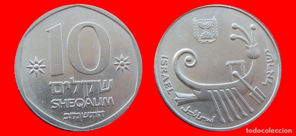 Monedas antiguas de Asia: 10 SHEQALIM 1982 ISRAEL-153504