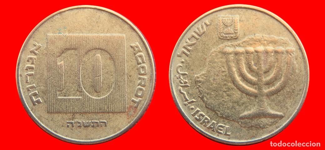 Monedas antiguas de Asia: 10 AGOROT 1995 ISRAEL-153513