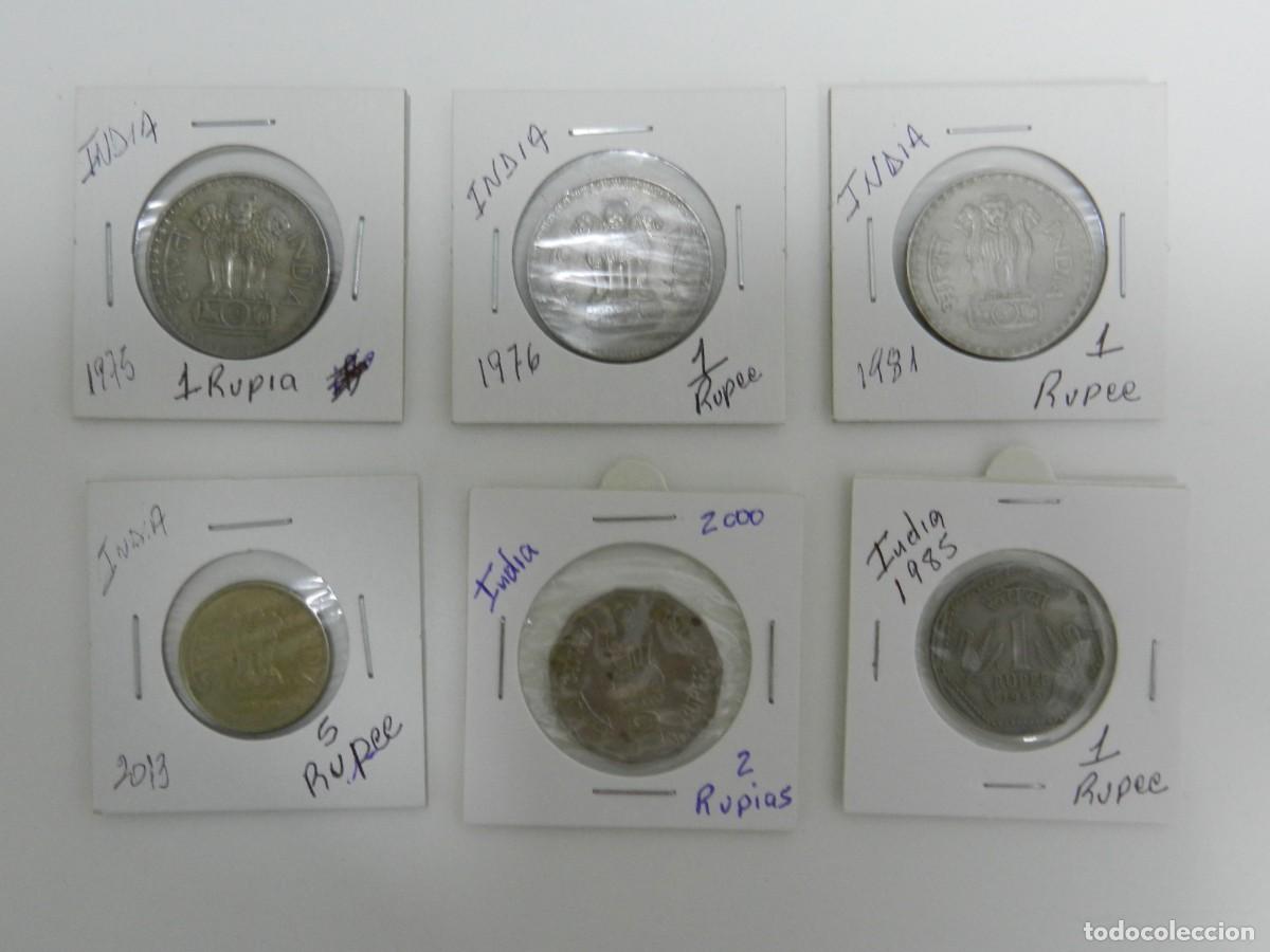 Monedas antiguas de Asia: Lote de monedas de la India