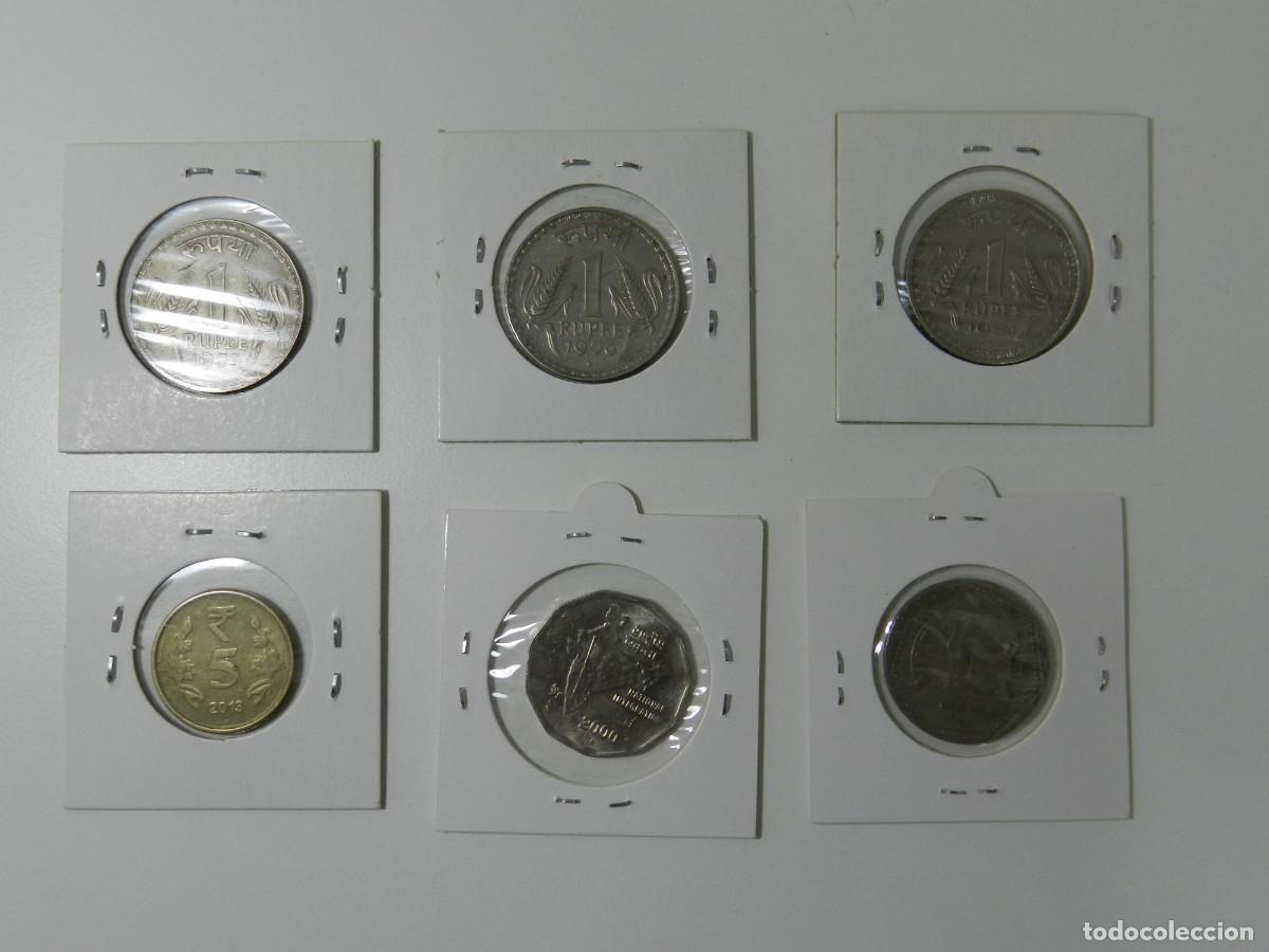 Monedas antiguas de Asia: Lote de monedas de la India - Foto 2