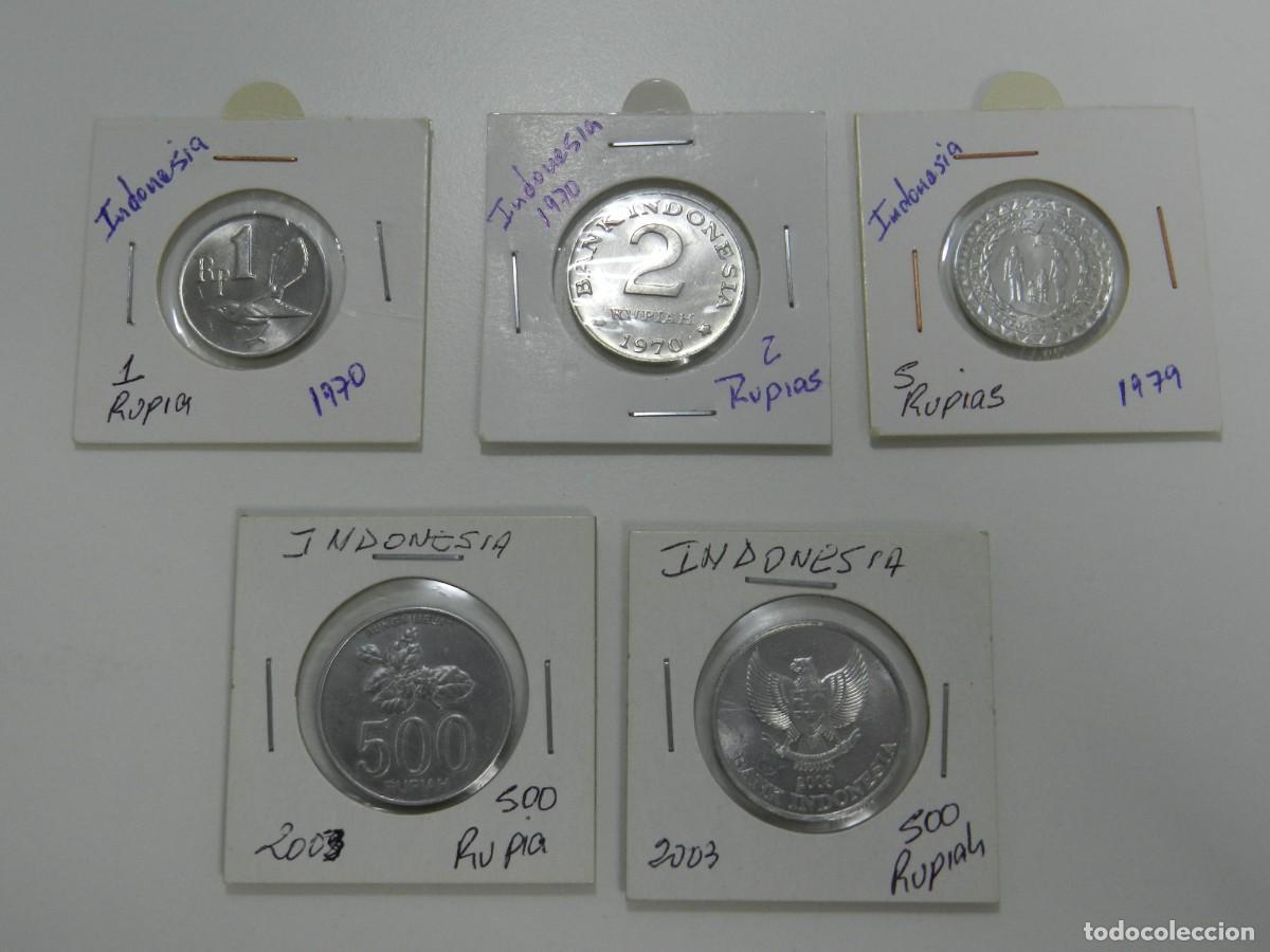 Monedas antiguas de Asia: Lote de monedas de Indonesia