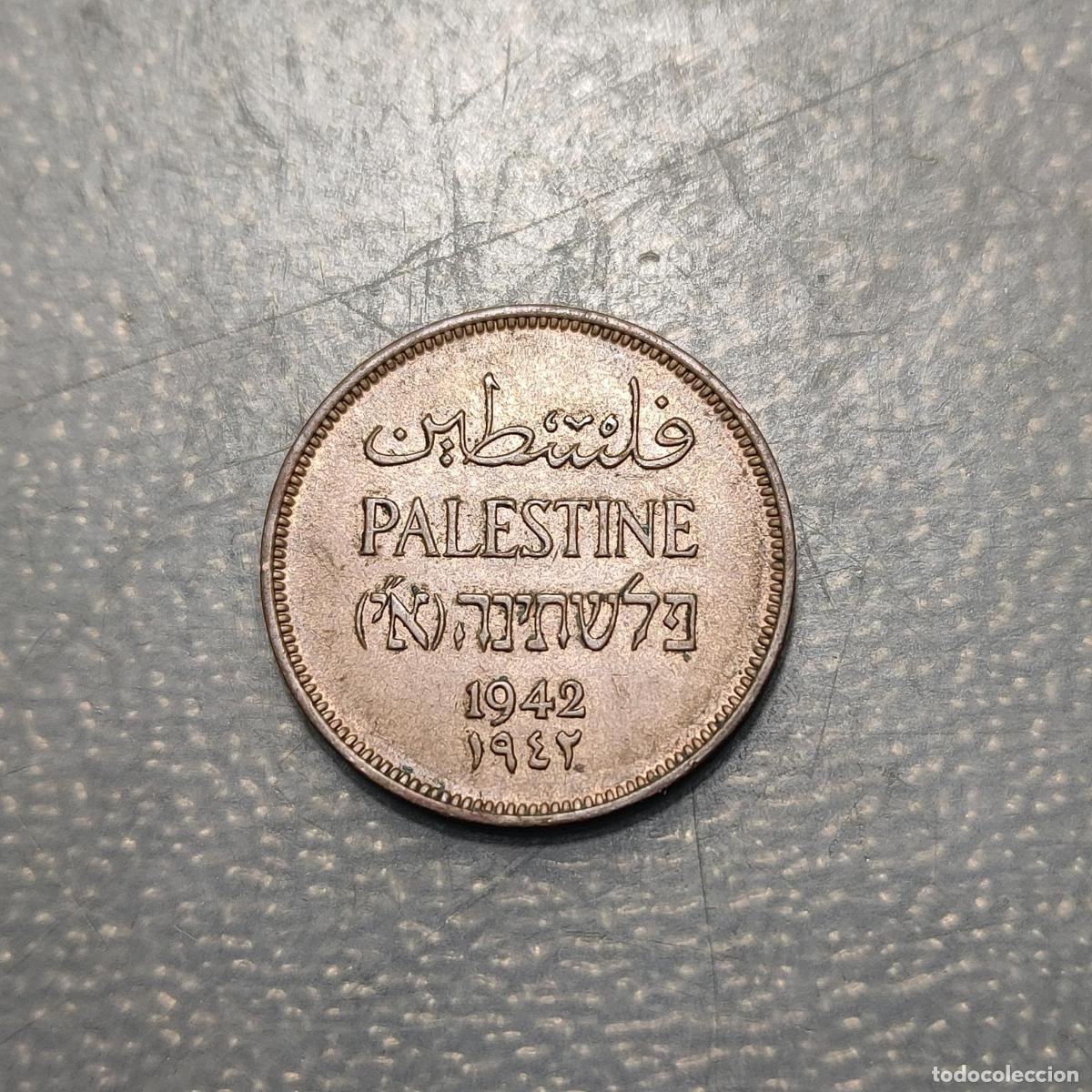 Monedas antiguas de Asia: PALESTINA PALESTINE 1 MIL 1942 KM 1 SC- BRILLO ORIGINAL