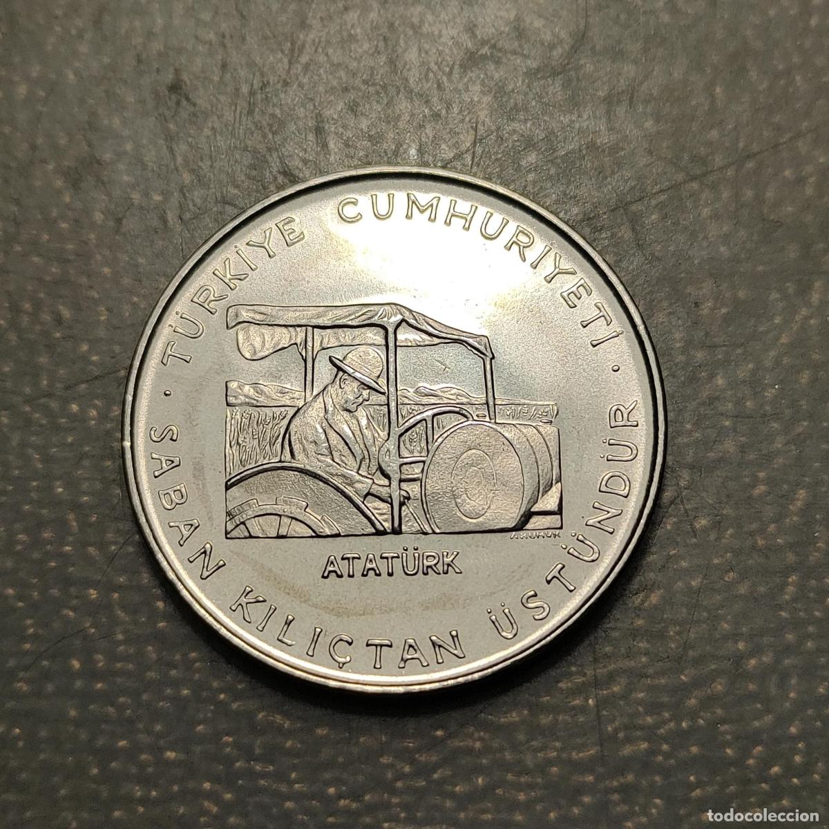 Monedas antiguas de Asia: FAO TURQUIA TURKEY 2 1/2 LIRA 1970 SC UNC