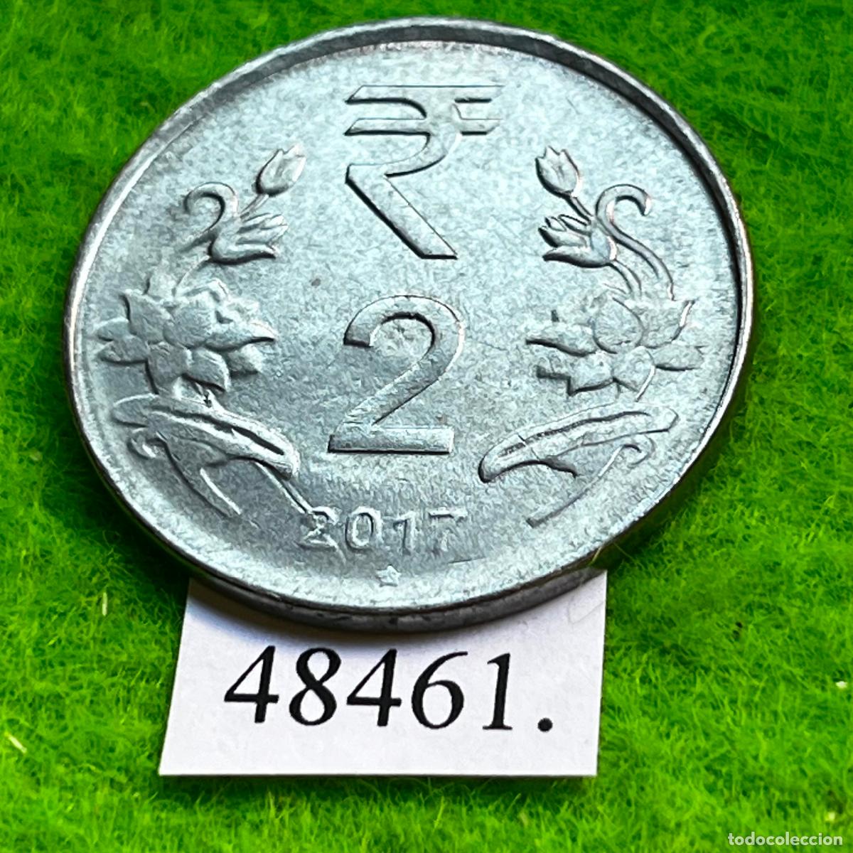 Monedas antiguas de Asia: India 2 rupias 2017 Hiyderabad