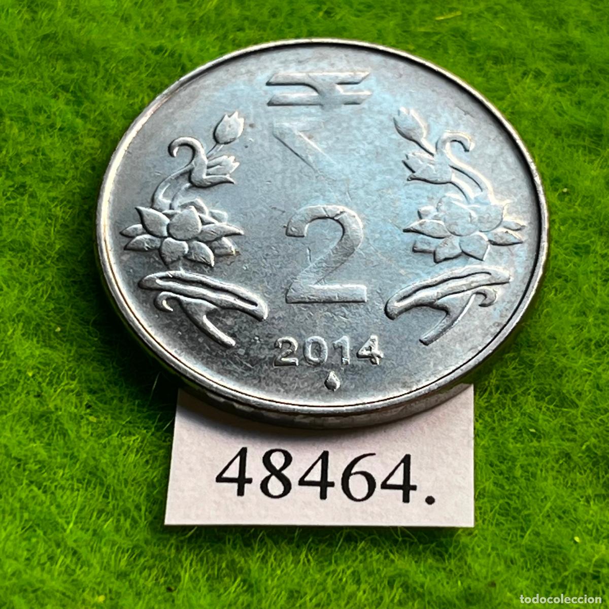 Monedas antiguas de Asia: India 2 rupias 2014 Bombay
