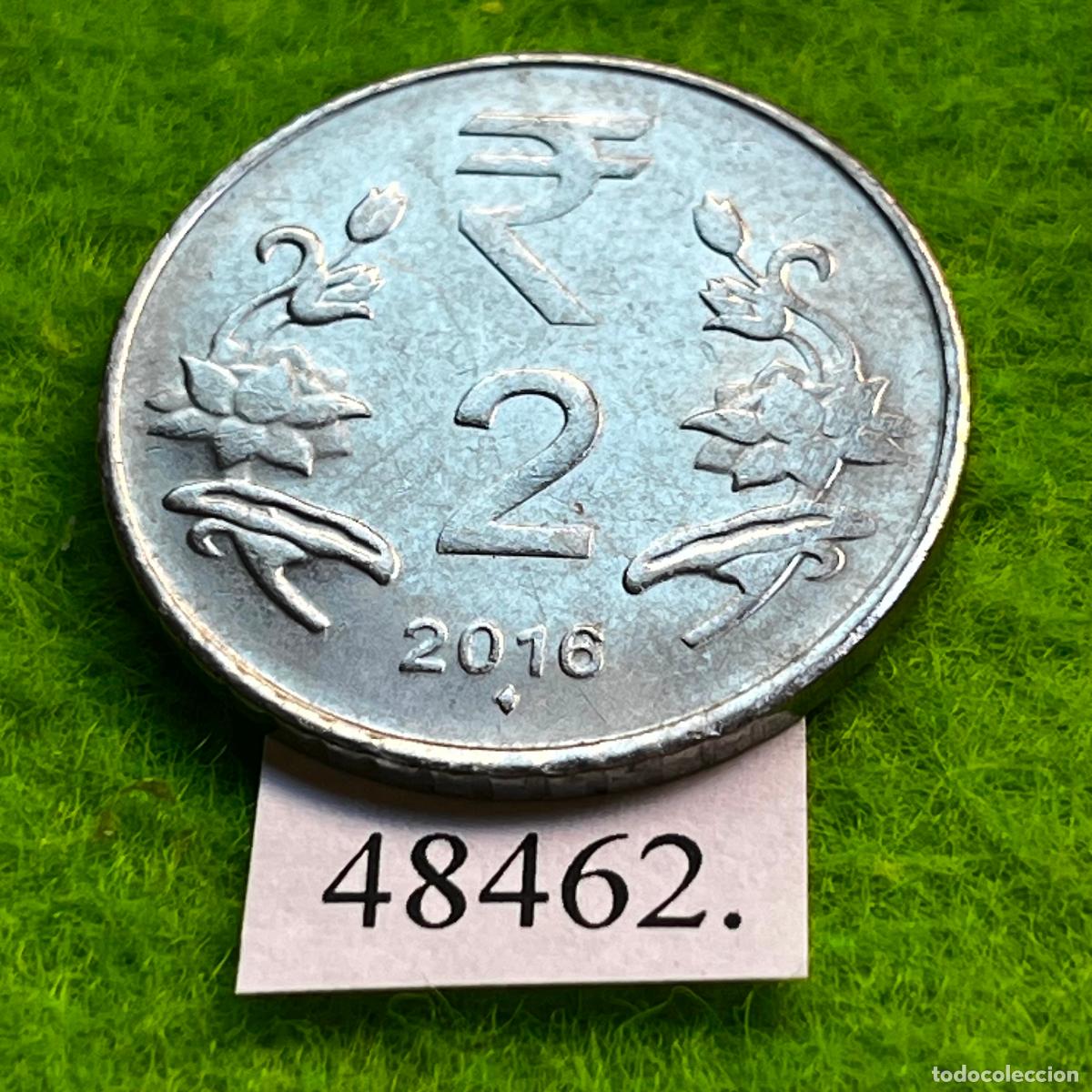 Monedas antiguas de Asia: India 2 rupias 2016 Bombay