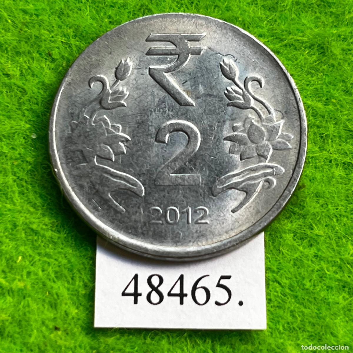 Monedas antiguas de Asia: India 2 rupias 2012 Noida