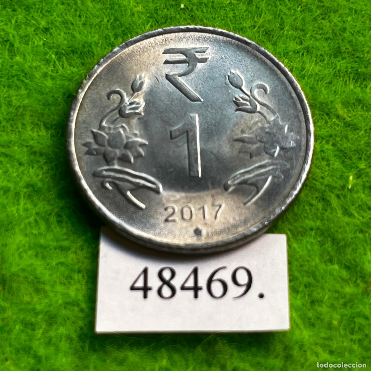 Monedas antiguas de Asia: India 1 rupias 2017 Hyderabad