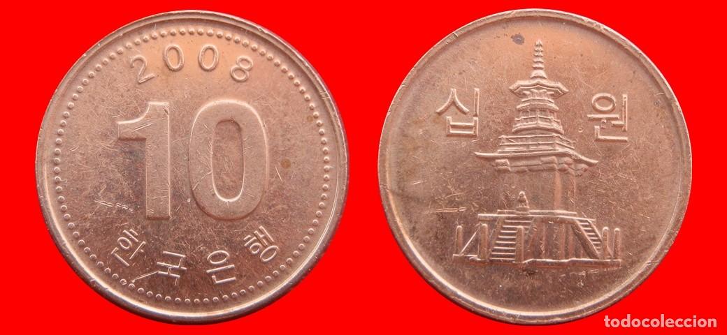 Monedas antiguas de Asia: 10 WON 2008 COREA DEL SUR KOREA-153524