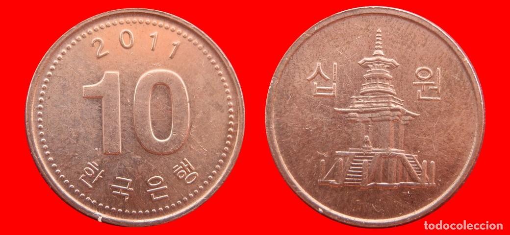 Monedas antiguas de Asia: 10 WON 2011 COREA DEL SUR KOREA-153525