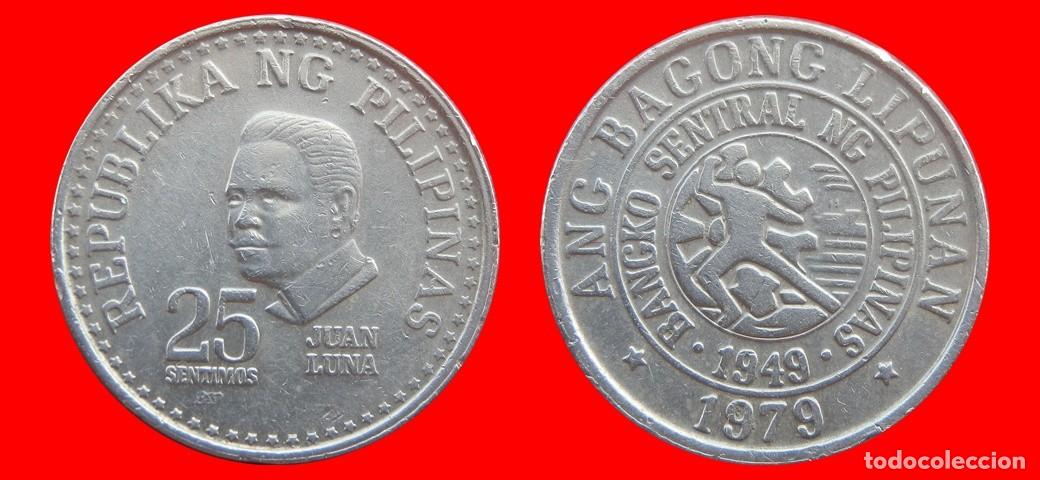 Monedas antiguas de Asia: 25 SENTIMO 1979 FILIPINAS-153535