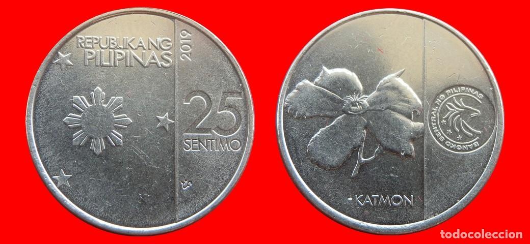 Monedas antiguas de Asia: 25 SENTIMO 2019 FILIPINAS-153536