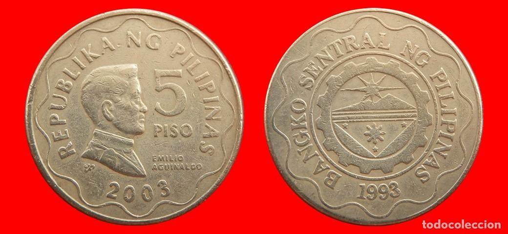 Monedas antiguas de Asia: 5 PISO 2003 FILIPINAS-153538