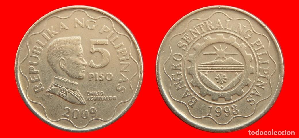 Monedas antiguas de Asia: 5 PISO 2009 FILIPINAS-153539