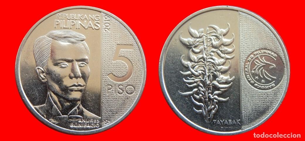 Monedas antiguas de Asia: 5 PISO 2019 FILIPINAS-153542