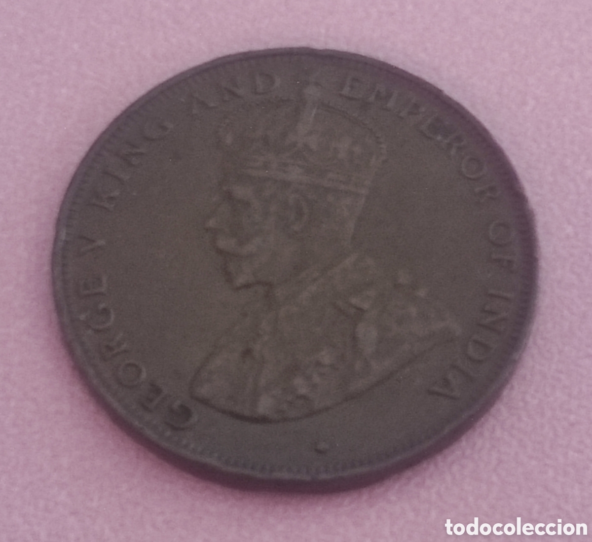 Monedas antiguas de Asia: Hong Kong 1 cent 1933 Jorge V