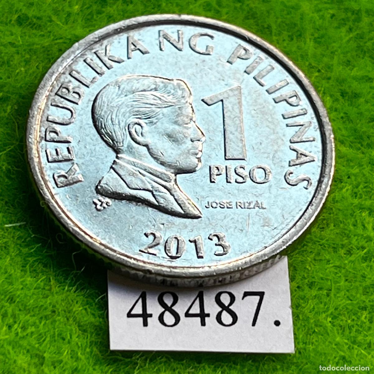 Monedas antiguas de Asia: Filipinas 1 piso 2013 peso