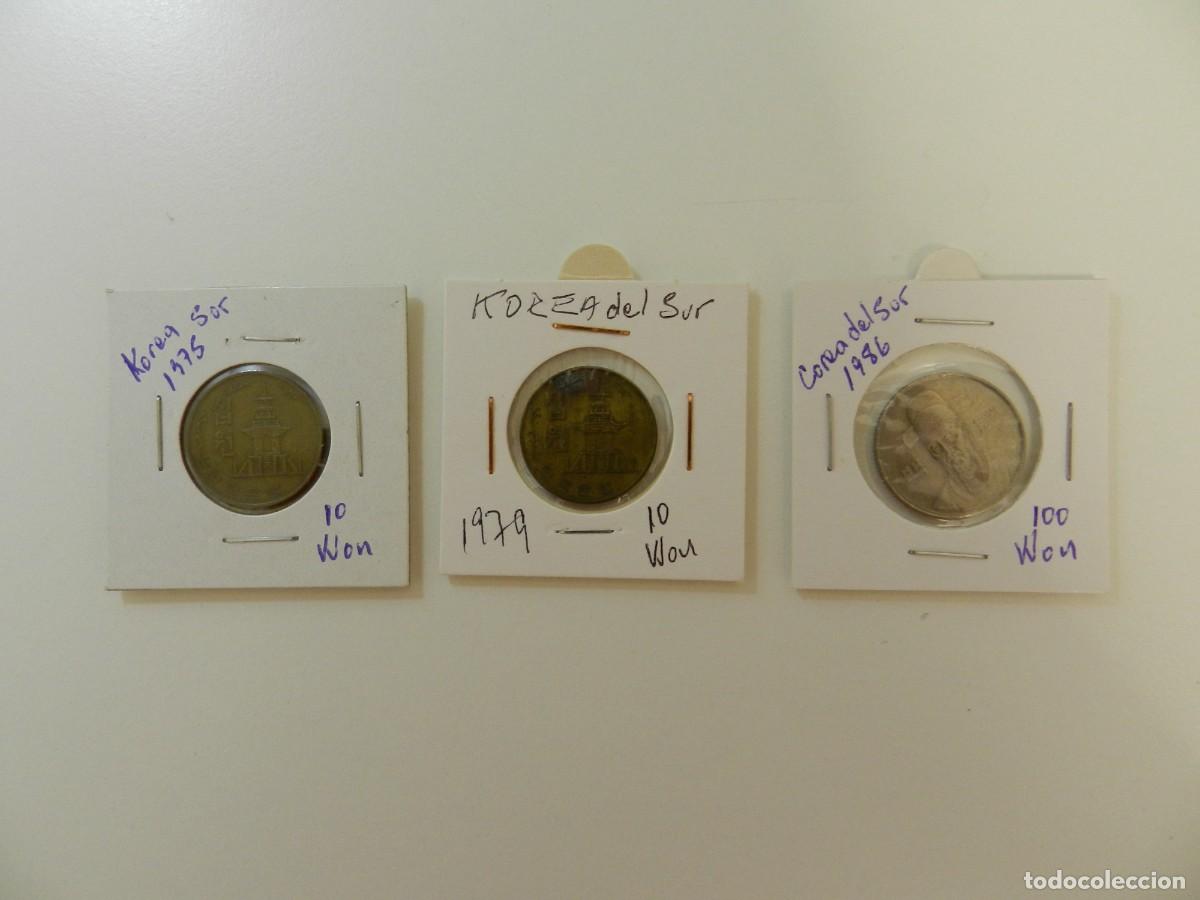 Monedas antiguas de Asia: Lote de monedas Corea del Sur