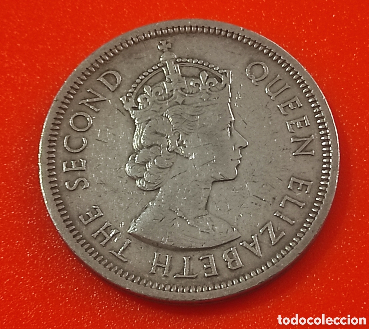 Monedas antiguas de Asia: HONG KONG 1 DOLAR 1960 1 DOLLAR