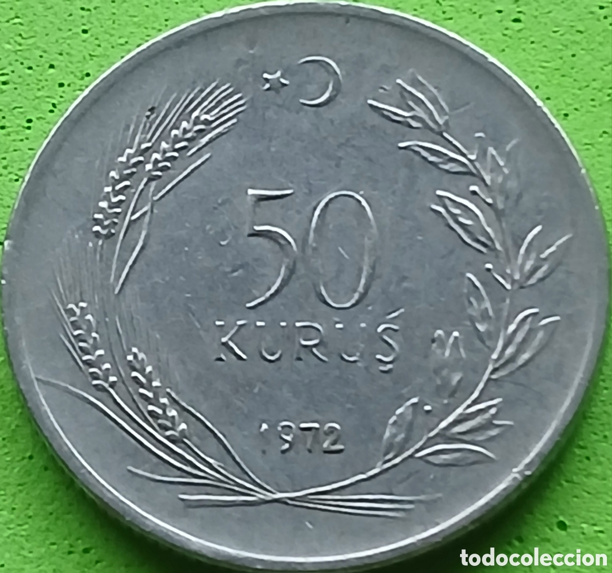 Monedas antiguas de Asia: Turqu&iacute;a 50 kurus 1972 km#899