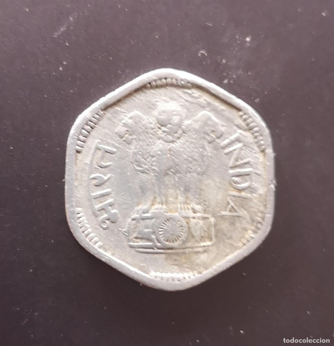 Monedas antiguas de Asia: MONEDA DE INDIA 1968 - 3 PAISE