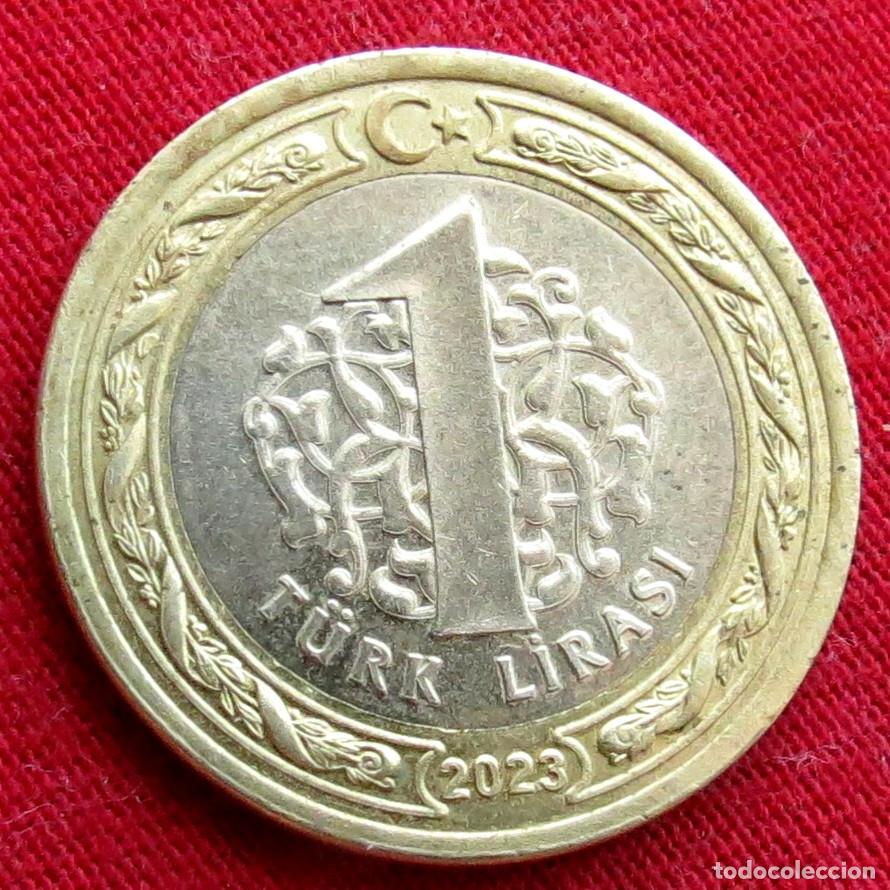 Monedas antiguas de Asia: TURQU&Iacute;A 1 lira 2023 #1