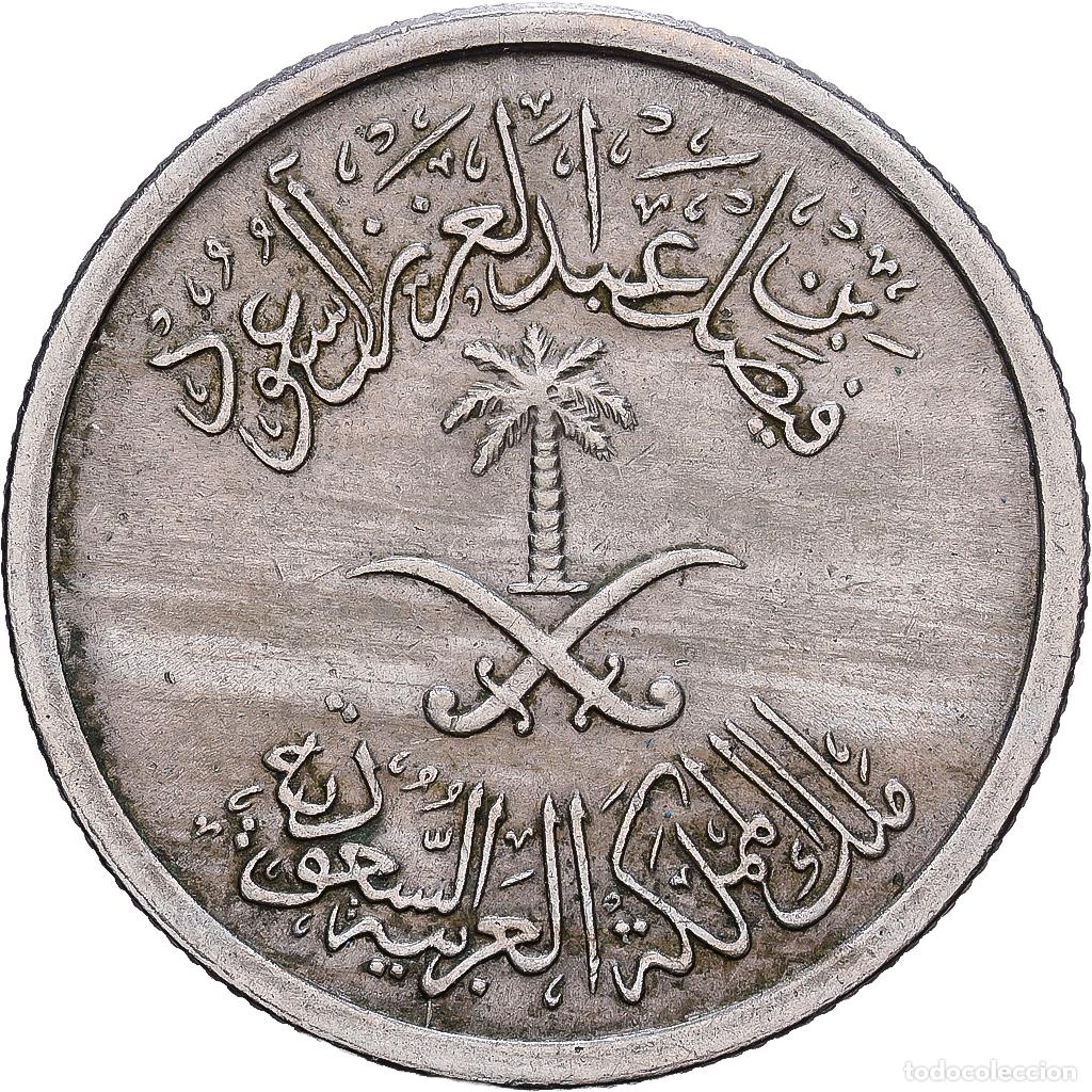 Monedas antiguas de Asia: [#1224717] Arabia Saud&iacute;, UNITED KINGDOMS, 25 Halala, 1/4 Riyal, 1972, Cobre - n&iacute;quel