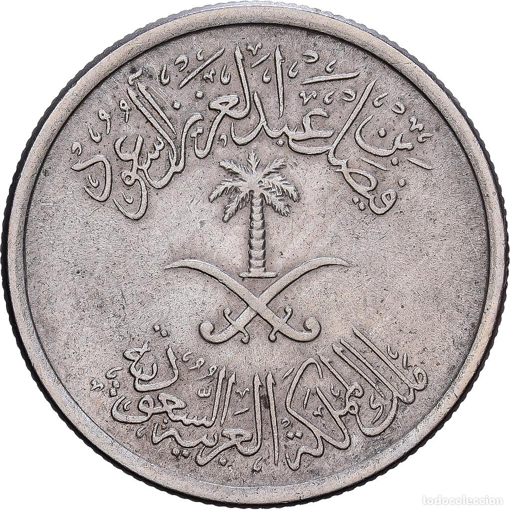 Monedas antiguas de Asia: [#1224718] Arabia Saud&iacute;, UNITED KINGDOMS, 25 Halala, 1/4 Riyal, 1972, Cobre - n&iacute;quel