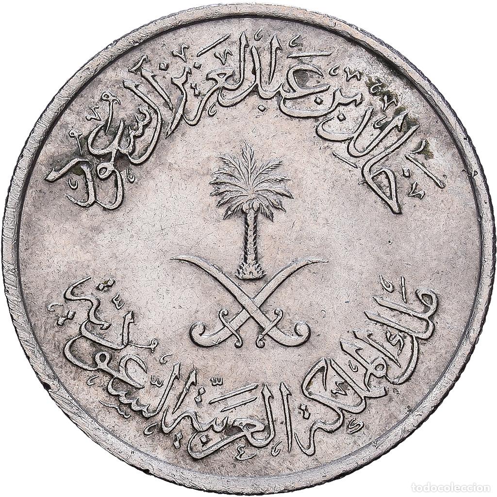 Monedas antiguas de Asia: [#1224723] Arabia Saud&iacute;, UNITED KINGDOMS, 10 Halala, 2 Ghirsh, 1976, Cobre - n&iacute;quel, MBC