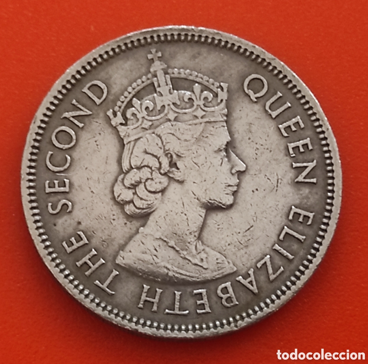 Monedas antiguas de Asia: HONG KONG 50 CENTS 1960