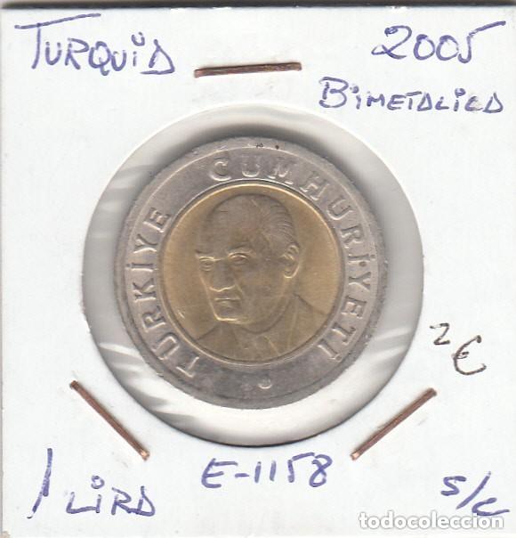 Monedas antiguas de Asia: E1158 MONEDA TURQU&Iacute;A 1 LIRA 2005