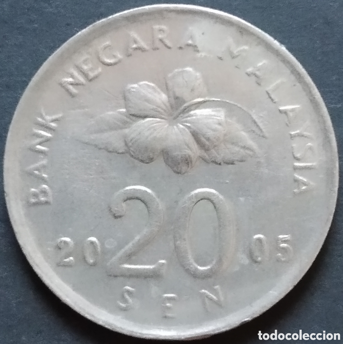 Monedas antiguas de Asia: MONEDA - MALASIA 20 SEN 2005
