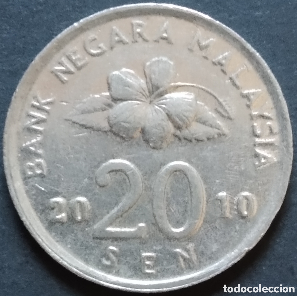 Monedas antiguas de Asia: MONEDA - MALASIA 20 SEN 2010