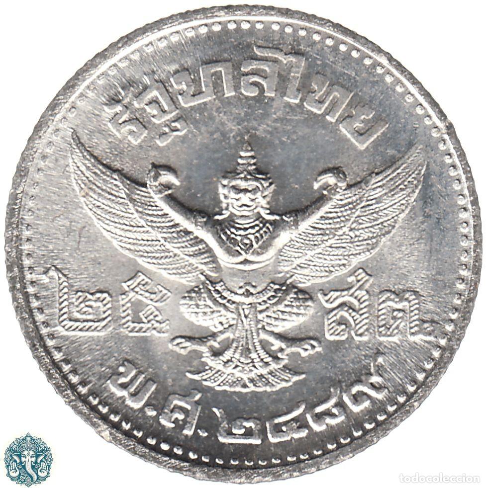 Monedas antiguas de Asia: TAILANDIA 25 Satang 2489 ๒๔๘๙ (1946) Rama VIII Y#70 THAILANDIA