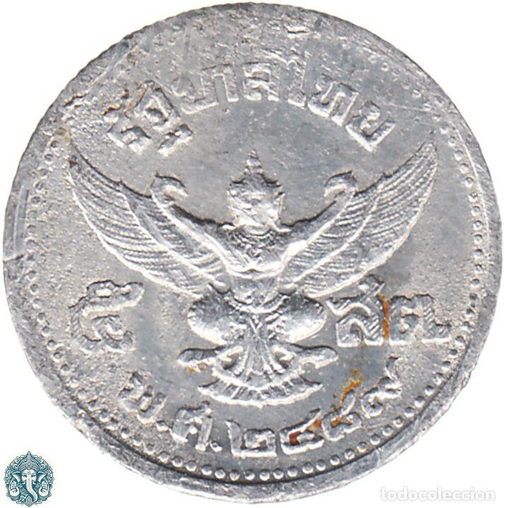 Monedas antiguas de Asia: TAILANDIA 5 Satang 2489 ๒๔๘๙ (1946) Rama VIII Y#68 THAILANDIA