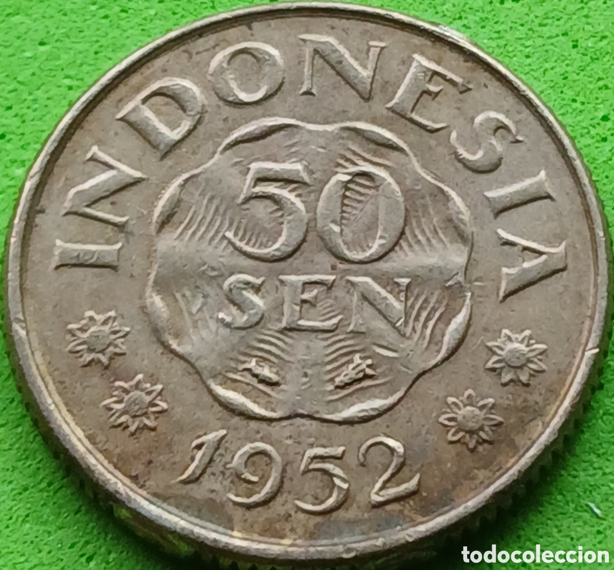 Monedas antiguas de Asia: Indonesia 50 sen 1952 km#9