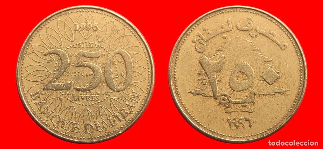 Monedas antiguas de Asia: 250 LIVRES 1996 LIBANO-153731