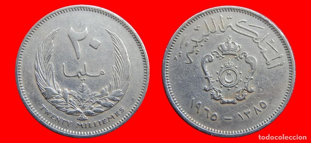 Monedas antiguas de Asia: 20 MILLIEMES 1965 LIBIA LIBYA-153737