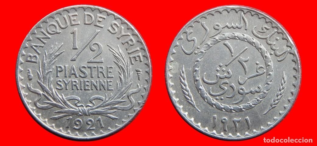 Monedas antiguas de Asia: 1/2 PIASTRA 1921 SYRIA SIRIA-153738