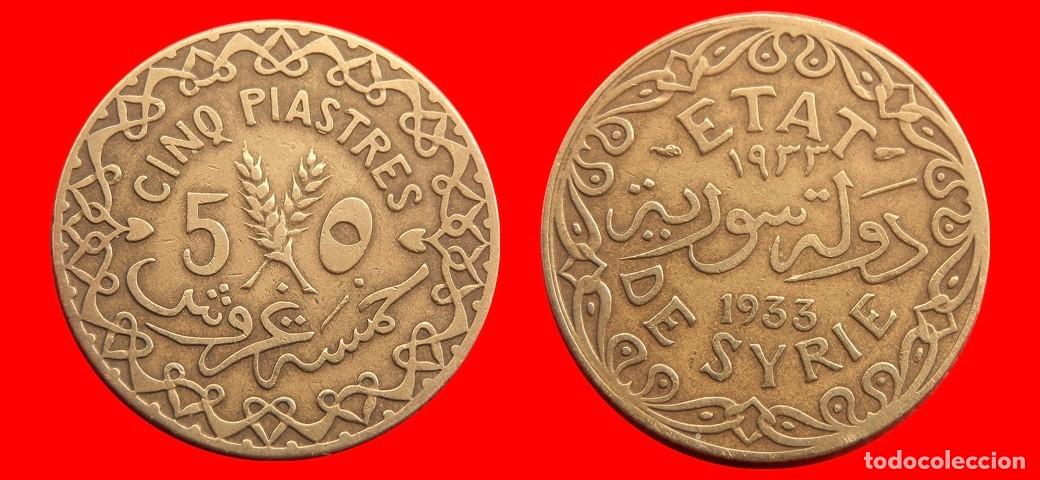 Monedas antiguas de Asia: 5 PIASTRAS 1933 SYRIA SIRIA-153739